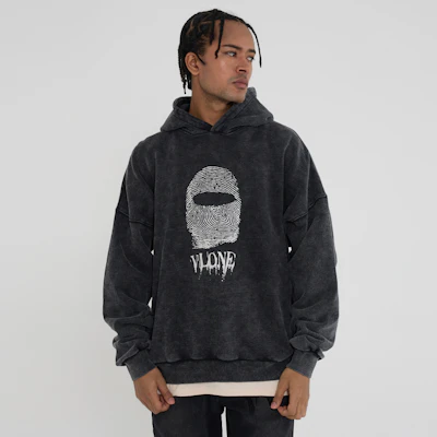 Vlone 指紋大logo水洗寬版連帽衫 男女適穿 VLHD24004-BK Purchase Vlone 指紋大logo水洗寬版連帽衫 男女適穿 VLHD24004-BK
