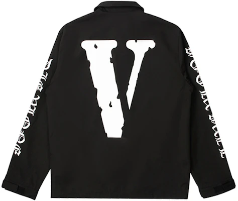 Vlone 哥德大V標誌教練外套 黑/白 男女款 VLCJ21001 Buy Vlone 哥德大V標誌教練外套 黑/白 男女款 VLCJ21001