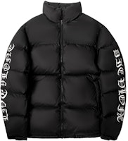 Jaket VLONE Gothic Logo Hitam/Putih Unisex Musim Dingin Bordir Lengan. VLCT21004 Order Jaket VLONE Gothic Logo Hitam/Putih Unisex Musim Dingin Bordir Lengan. VLCT21004