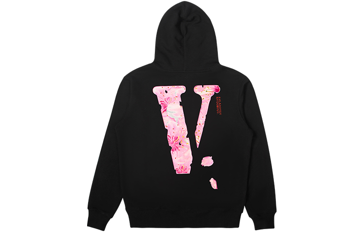 Vlone Sakura Cherry Blossom Logo Hoodie Unisex Pullover Sweatshirt VLHD22001