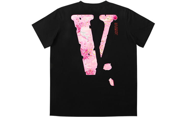 VLONE Sakura Cherry Blossom Logo T-Shirt Unisex Short Sleeve VLTE22004