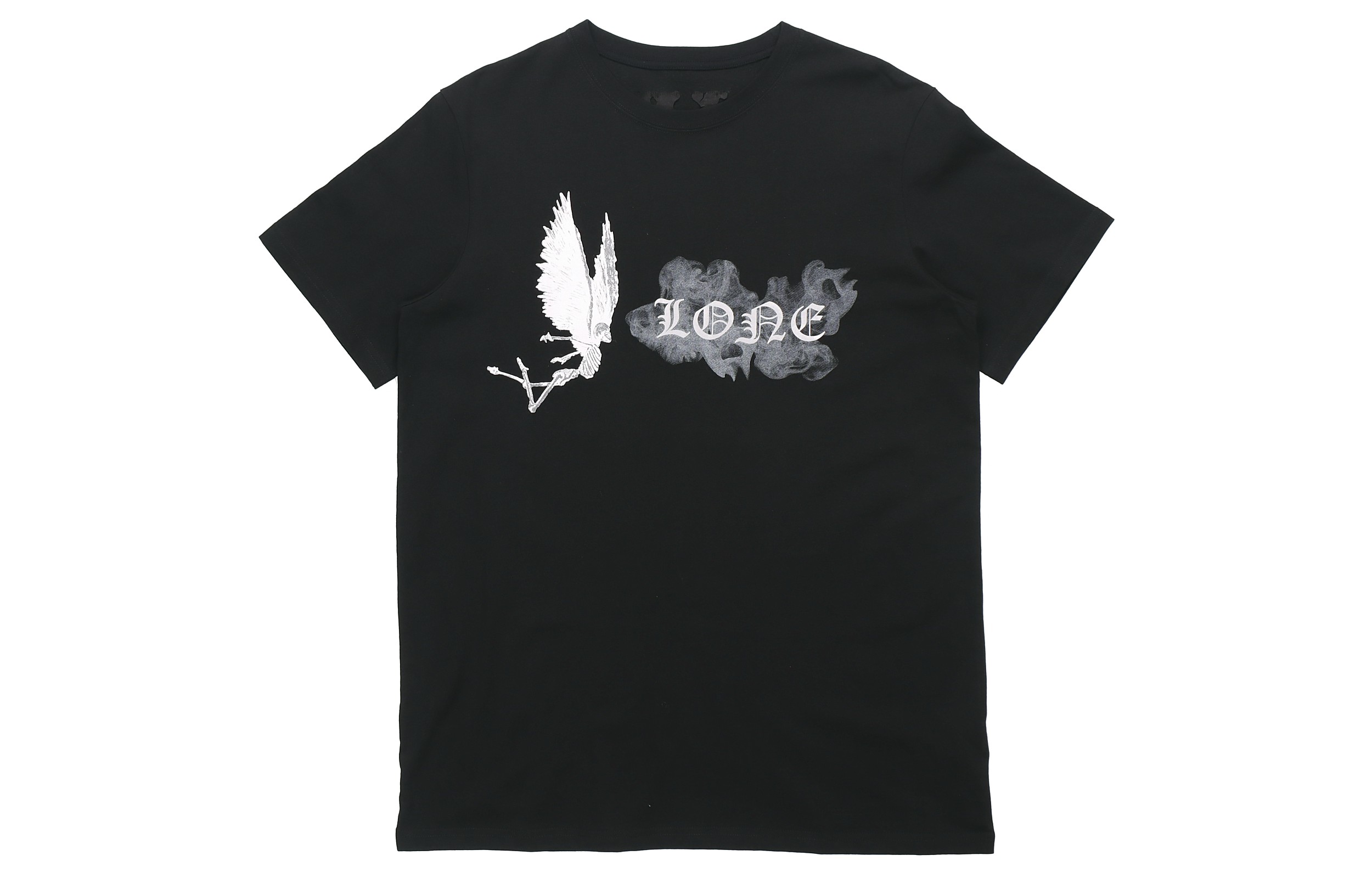 VLONE Smoke Demon Angel V Logo Black T-Shirt Unisex VLTE2001BK