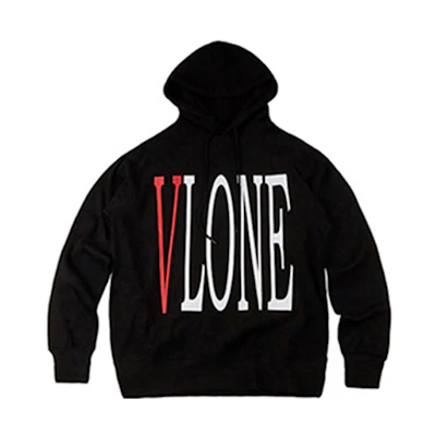 Vlone Staple Big Logo Hoodie Black/Red Unisex HD-1 2019-BLACK-RED