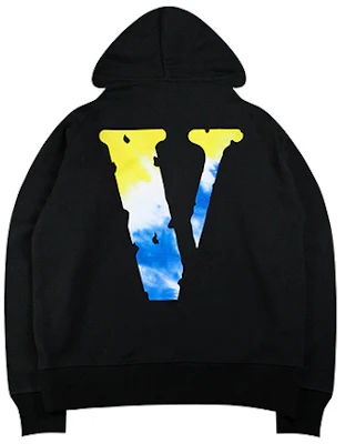 브이론 스테이플 후디 클래식 블루 옐로우 로고 유니섹스 블랙 스웨트셔츠 VLHD21005 Buy 브이론 스테이플 후디 클래식 블루 옐로우 로고 유니섹스 블랙 스웨트셔츠 VLHD21005