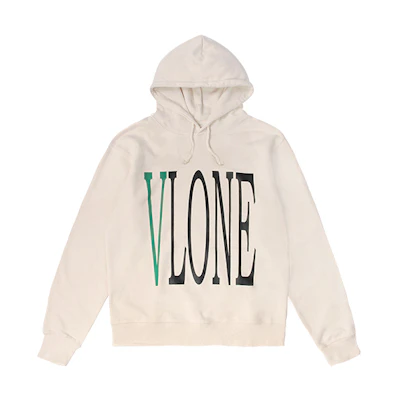 Vlone Staple Hoodie Pastoral Print Classic Pullover Unisex Off-White Sweater VLHD22004