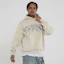 Cheap Vlone Thorn 大Logo連帽衫 米色 男女款 寬鬆復古洗舊風格 VLHD24002-BE