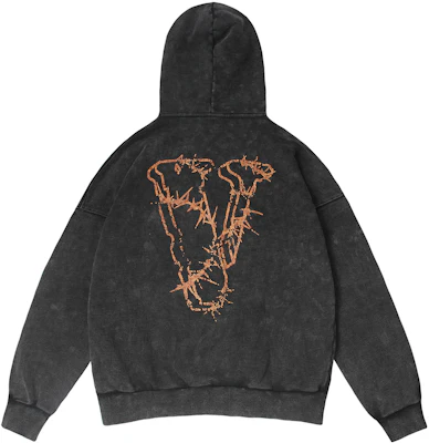 Hoodie Vlone Washed Loose Fit Unisex Pullover VLHD24002-BK Buy Hoodie Vlone Washed Loose Fit Unisex Pullover VLHD24002-BK