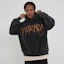 Details for Hoodie Vlone Washed Loose Fit Unisex Pullover VLHD24002-BK