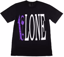 Vlone x Palm Angels T-Shirt Black/Purple Vlone x Palm Angels T-Shirt Black/Purple
