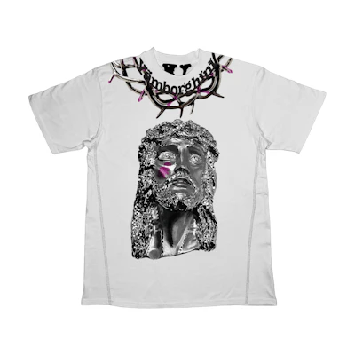 Vlone Yams Day Jesus Piece T-Shirt White