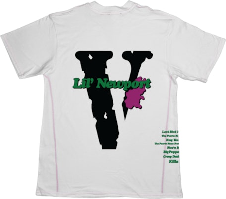 Vlone Yams Day Lil Newport T-Shirt White Buy Vlone Yams Day Lil Newport T-Shirt White