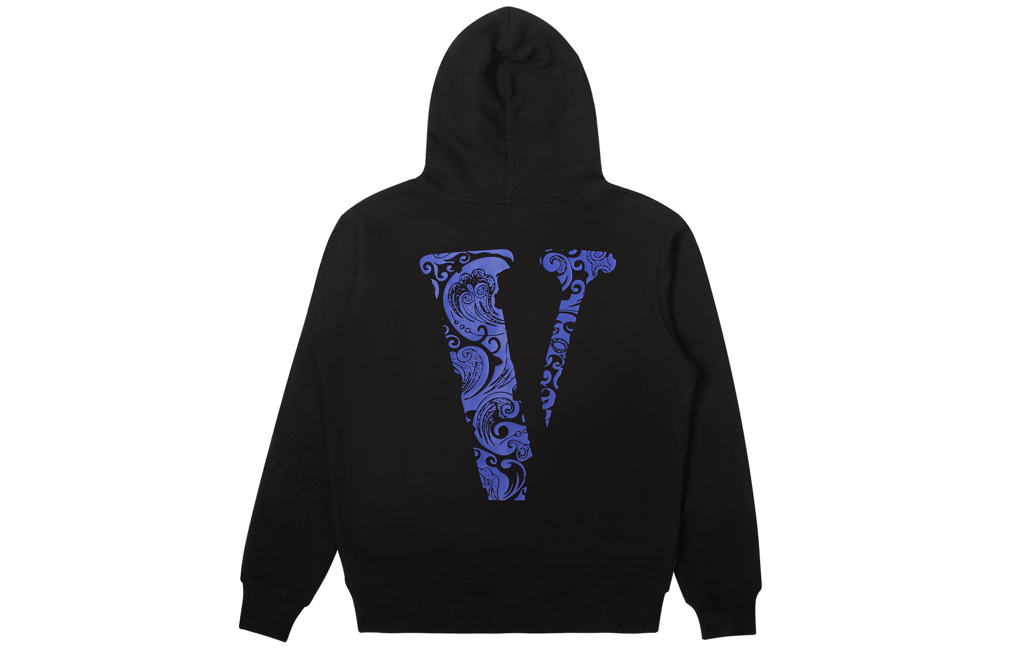 Vlone Zip Hoodie Oversized V Logo Cutout Design Unisex Pullover VLZPHD2023002