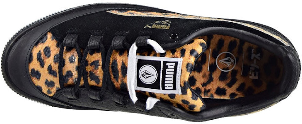Volcom x Billy's x Puma Clyde RT 'Leopard Print - Black' 368146-02 Shop Volcom x Billy's x Puma Clyde RT 'Leopard Print - Black' 368146-02
