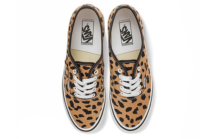 Lookbook WACKO MARIA x Vans Authentic 豹纹棕色 VN0A4BV9BRO
