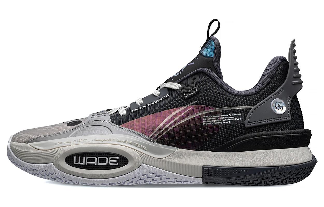 Li-Ning Wade All City 10 x Glare We Are One 'Black Silver' ABAS019-7