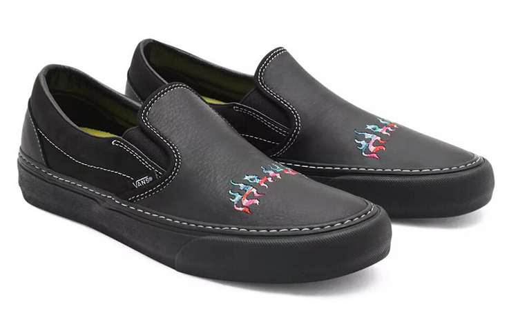 Lookbook ウェイド・グドール x Vans クラシックスリッポンSF (黒) VN0A3MUCN3H