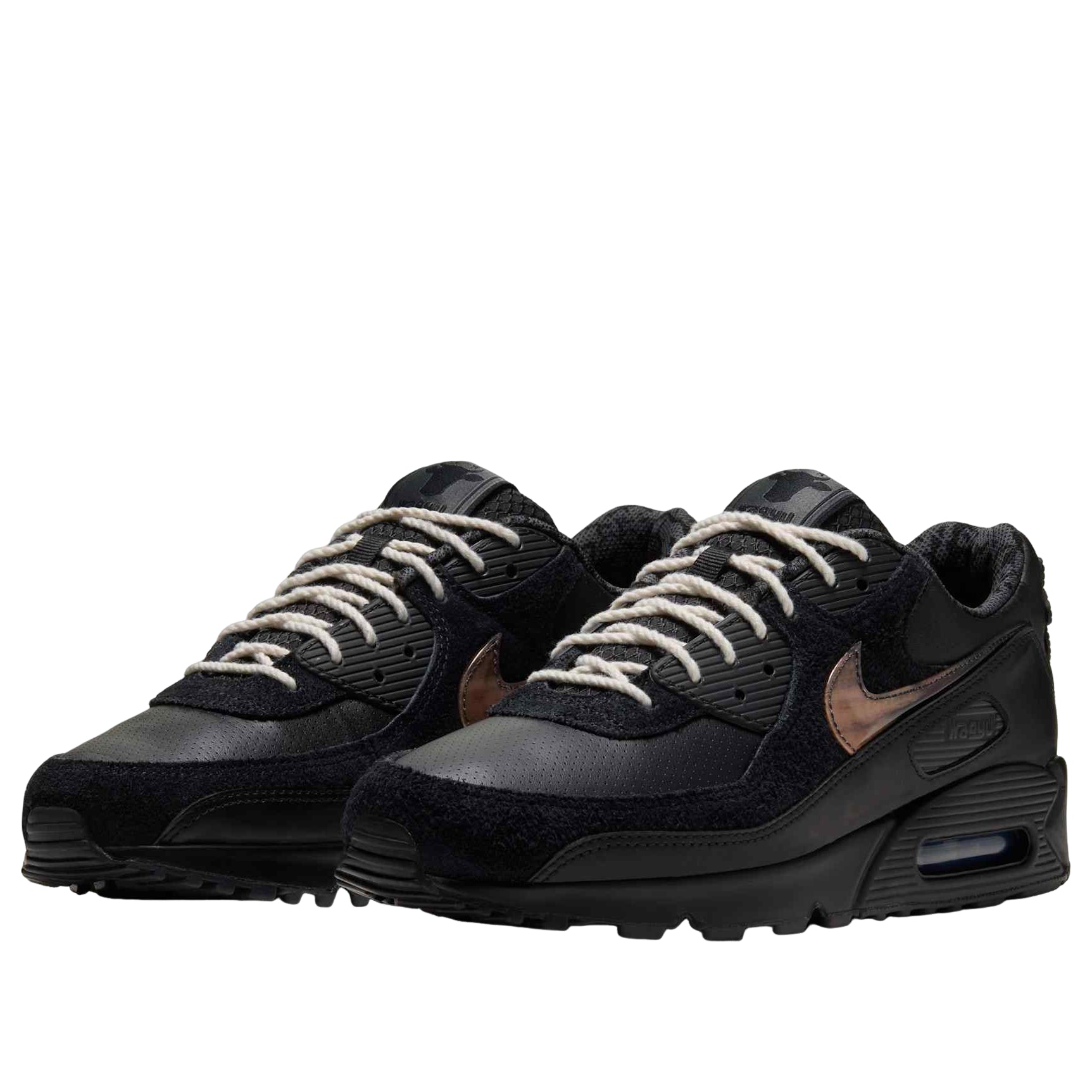 Shop Wagyu x Nike Air Max 90 'Black and Anthracite' IR1979-010