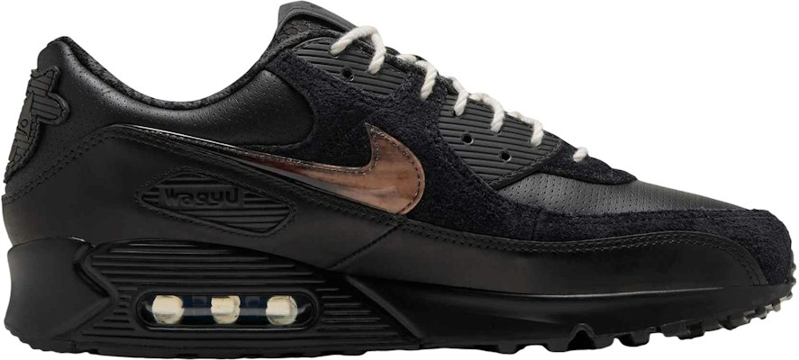 Wagyu x Nike Air Max 90 'Black and Anthracite' IR1979-010 Details for Wagyu x Nike Air Max 90 'Black and Anthracite' IR1979-010