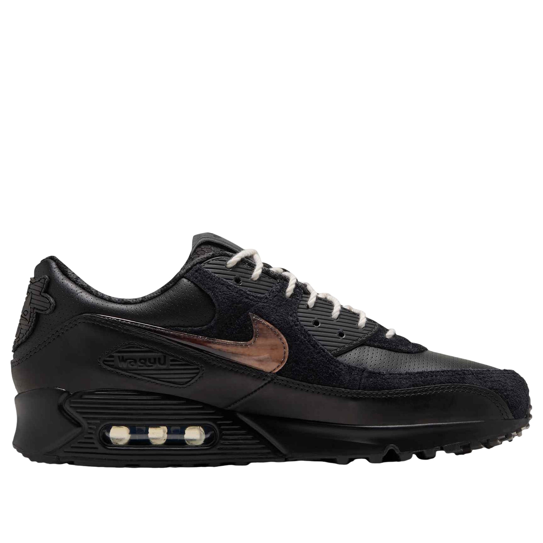 Details for Wagyu x Nike Air Max 90 'Black and Anthracite' IR1979-010