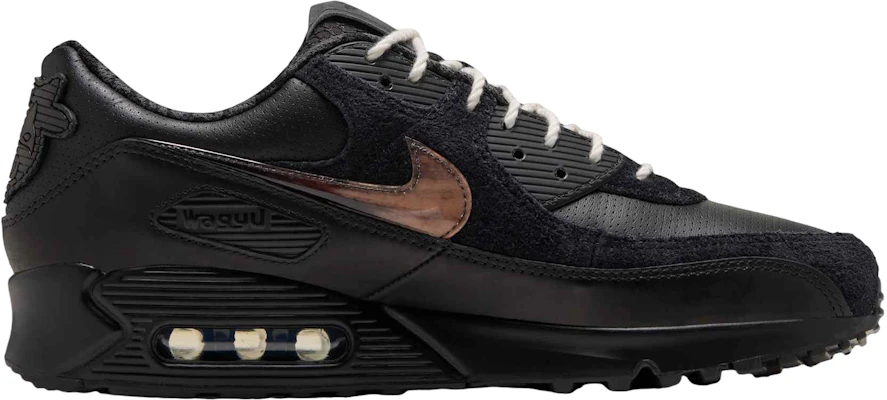 Wagyu x Nike Air Max 90 'Black and Anthracite' IR1979-010 Details for Wagyu x Nike Air Max 90 'Black and Anthracite' IR1979-010