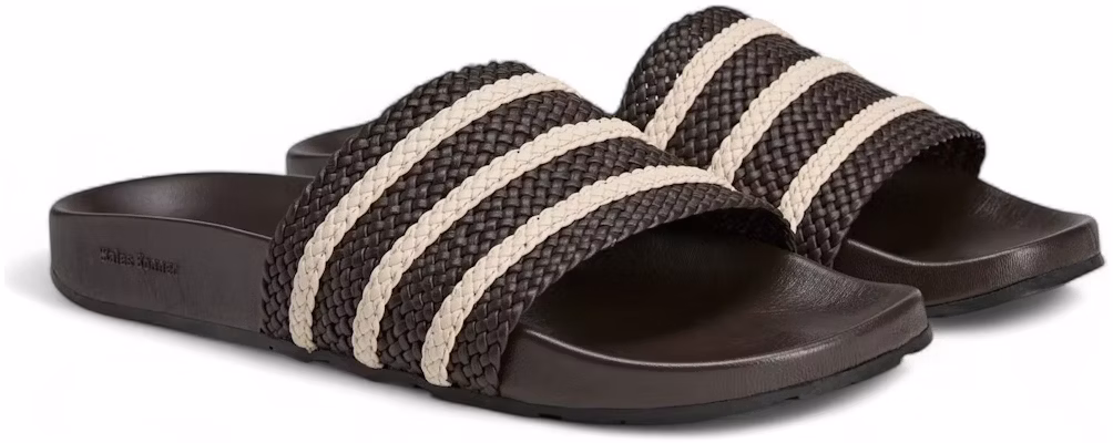 Wales Bonner x adidas Adilette Slides 'Dark Brown Wonder White' JR0229 Lookbook Wales Bonner x adidas Adilette Slides 'Dark Brown Wonder White' JR0229