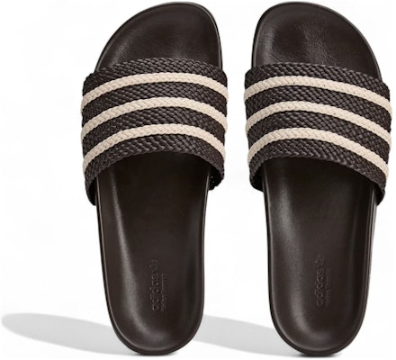 Wales Bonner x adidas Adilette Slides 'Dark Brown Wonder White' JR0229 Purchase Wales Bonner x adidas Adilette Slides 'Dark Brown Wonder White' JR0229
