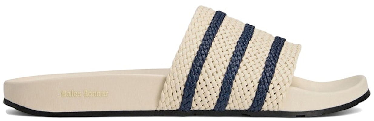 Wales Bonner x adidas Adilette Slides 'Wonder White Night Indigo' JR0228 Buy Wales Bonner x adidas Adilette Slides 'Wonder White Night Indigo' JR0228