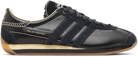 Wales Bonner x adidas Country 'Black Easy Yellow' GY1702 Wales Bonner x adidas Country 'Black Easy Yellow' GY1702