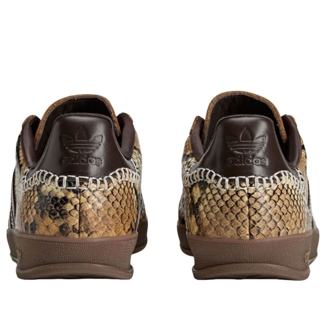 Shop Wales Bonner x adidas Gazelle Snake 'Dusty Rust' KK3641