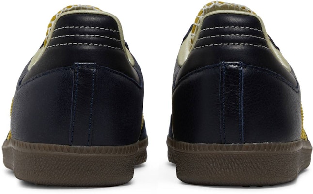 Wales Bonner x adidas Samba 'Collegiate Navy Yellow' S42595 Details for Wales Bonner x adidas Samba 'Collegiate Navy Yellow' S42595