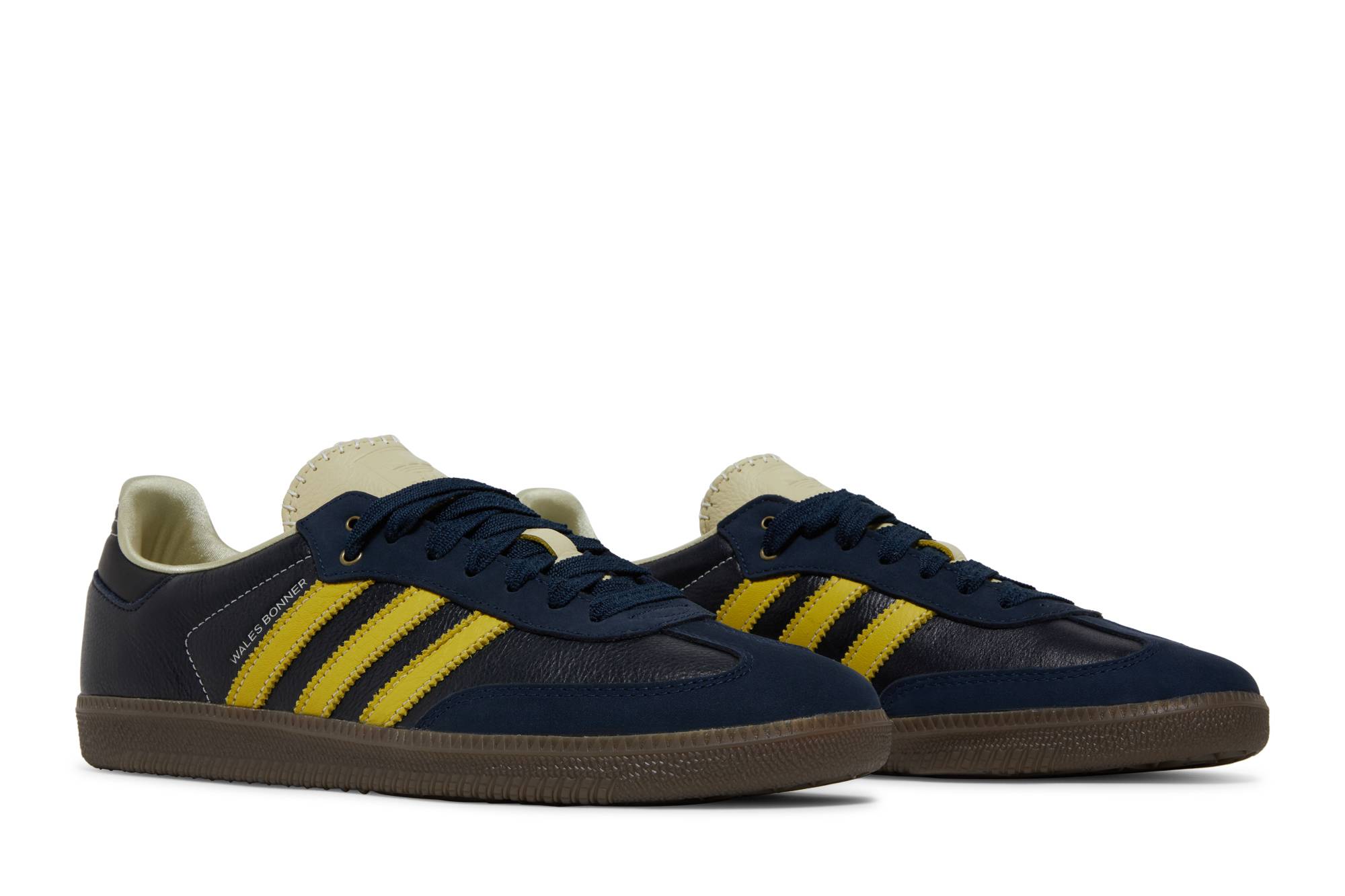 Wales Bonner x adidas Samba Collegiate Navy Yellow S42595 Nicesnk