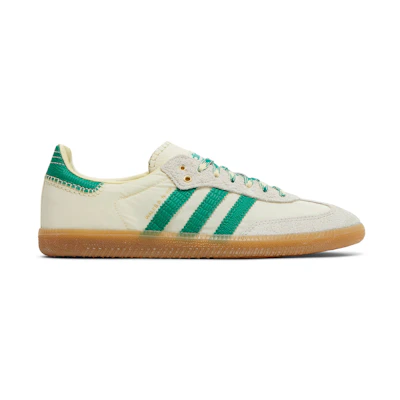 Wales Bonner adidas Samba 'Cream White Bold Green'