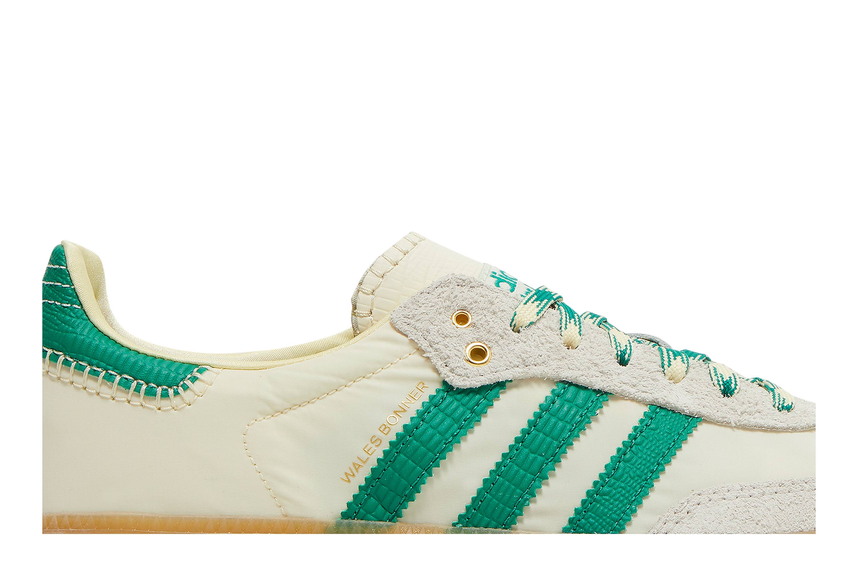 Wales Bonner x adidas Samba Cream White Bold Green GY4344 Nicesnk