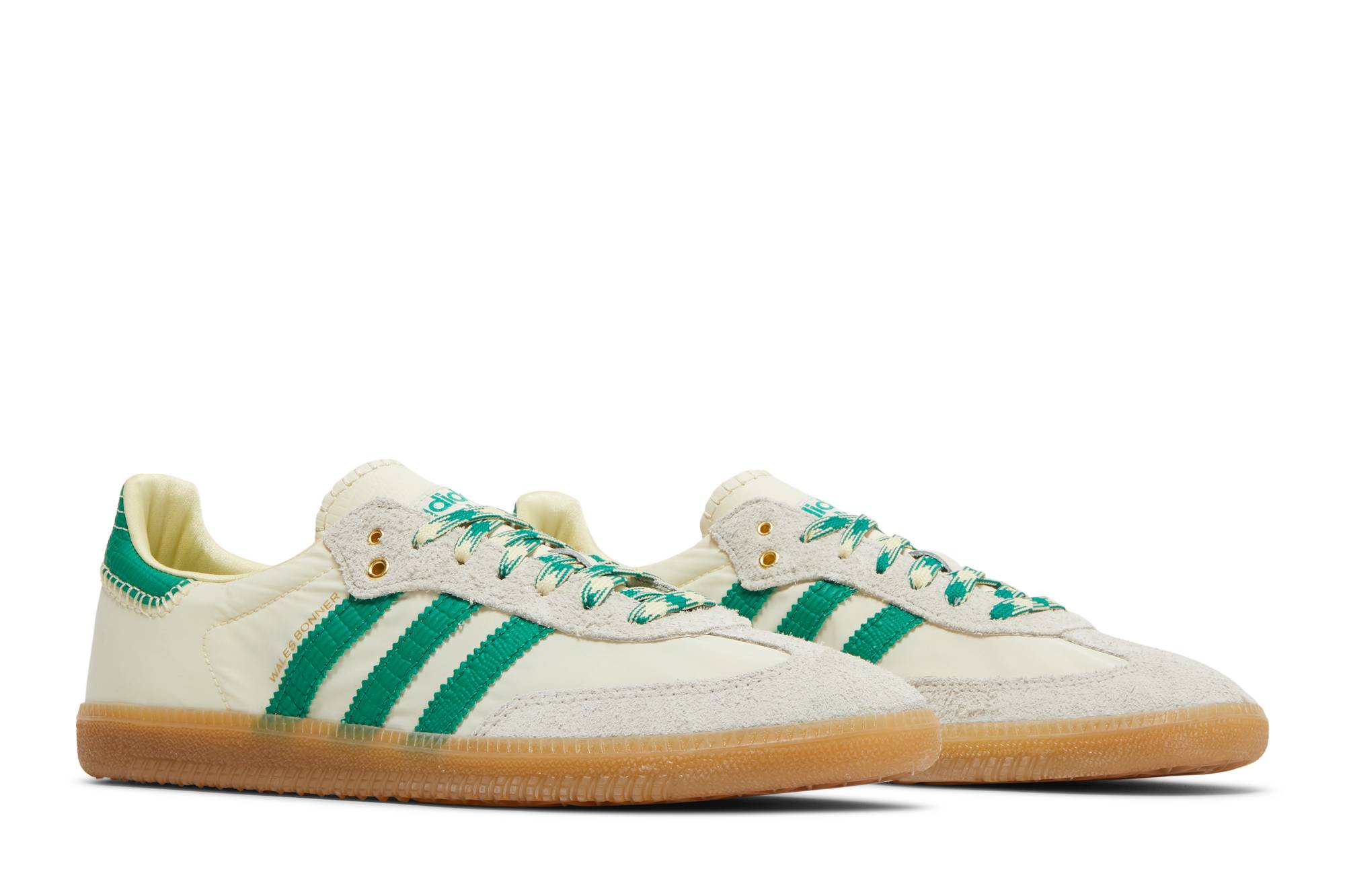 Wales Bonner x adidas Samba Cream White Bold Green GY4344 Nicesnk