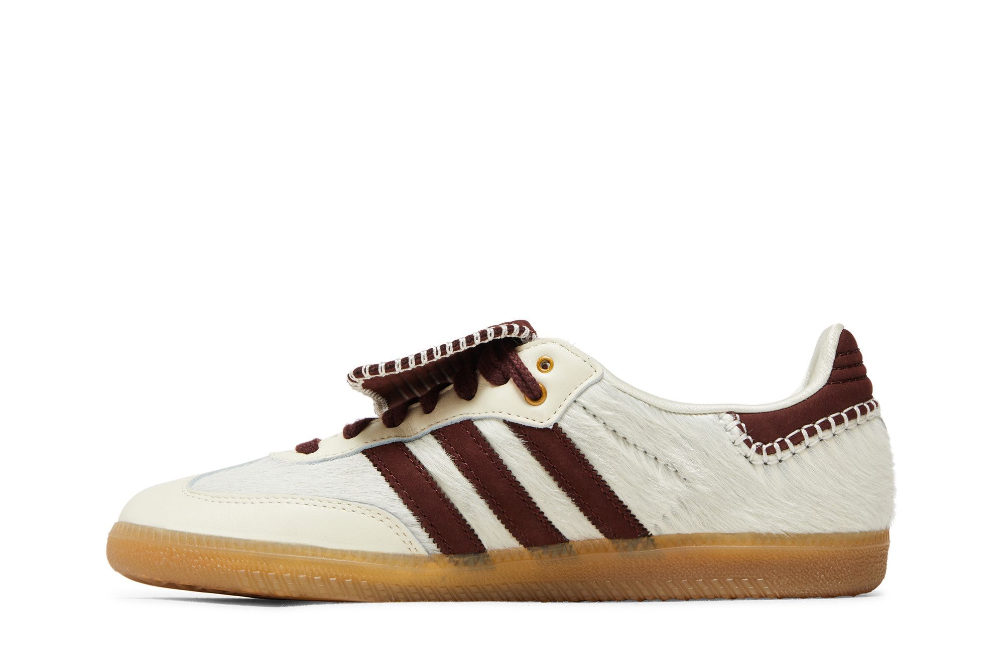 Shop Wales Bonner x adidas Samba 'Crema Blanco Pony' IE0586