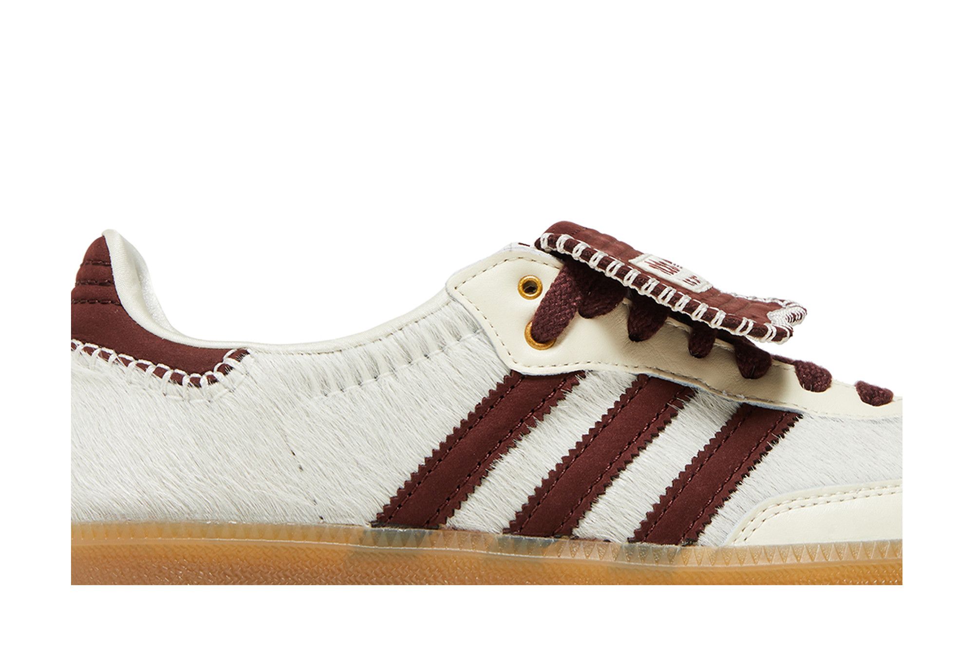 Shop Wales Bonner x adidas Samba 'Krim Putih Pony' IE0586