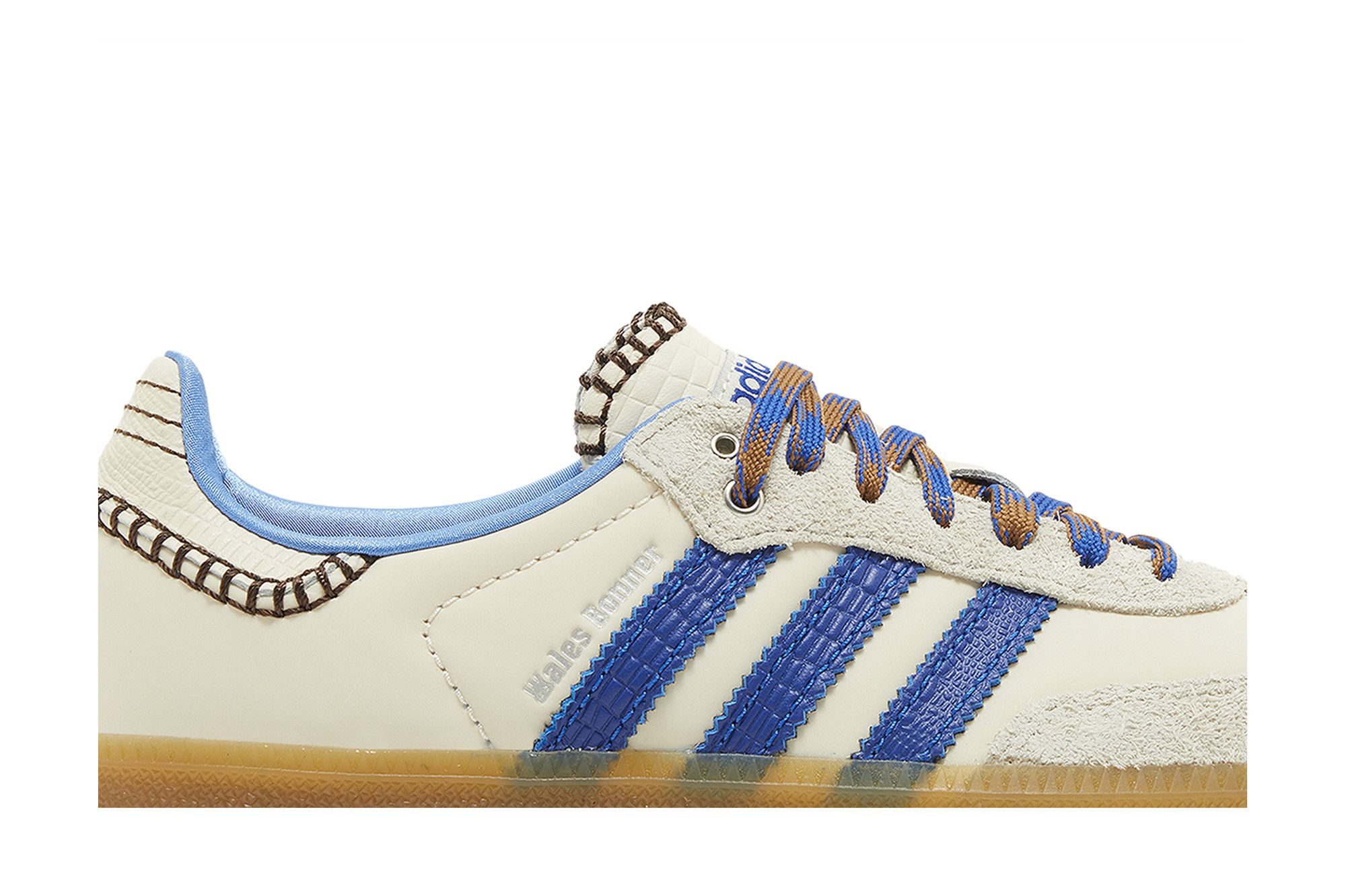 Lookbook Wales Bonner x adidas Samba Nylon ''Wonder Clay Royal Blue'' in het Nederlands. IH7756