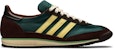 Wales Bonner x adidas SL72 'Hemp Maroon' dalam Warna Maroon dan Hemp. FX7515