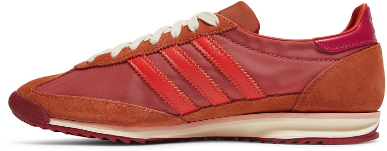 Wales Bonner x adidas SL72 '淺粉紅酒紅' FX7502 Lookbook Wales Bonner x adidas SL72 '淺粉紅酒紅' FX7502