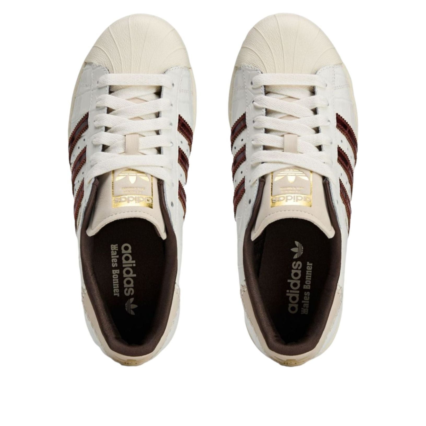 Lookbook ウェールズボナー x アディダス スーパースター 'クロコ - フォックスブラウン' KH8797