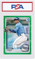 Wander Franco 2020 Bowman Chrome X Green X-Fractor /31 #BCP-163 Wander Franco 2020 Bowman Chrome X Green X-Fractor /31 #BCP-163