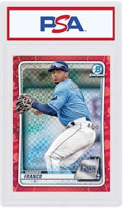 法蘭科 2020 年 Bowman Chrome X 紅色 X-折射卡 1/1 #BCP-163 Buy 法蘭科 2020 年 Bowman Chrome X 紅色 X-折射卡 1/1 #BCP-163