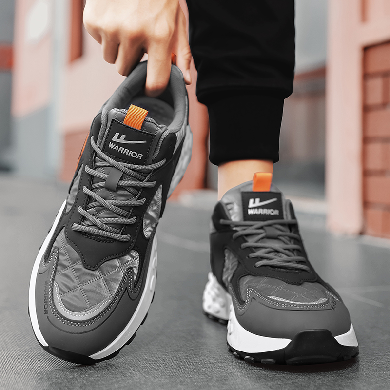 Details for ウォリアー ダッドスニーカー (黒灰橙) WXY-F536C05