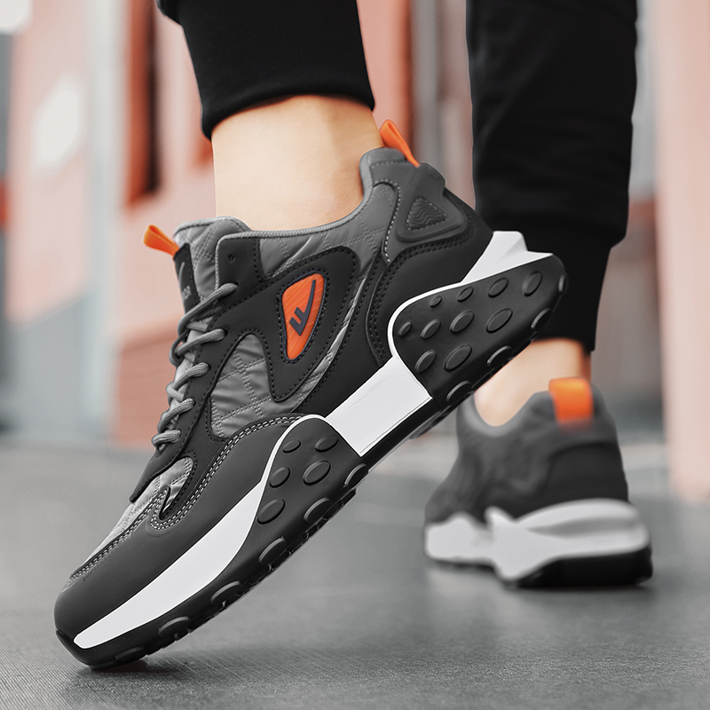 Sizing ウォリアー ダッドスニーカー (黒灰橙) WXY-F536C05