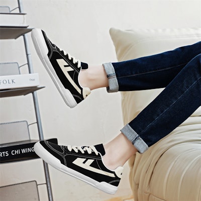 Warrior 'Kasut Hitam Rendah Kasual' WXY-E857G03 Sizing Warrior 'Kasut Hitam Rendah Kasual' WXY-E857G03