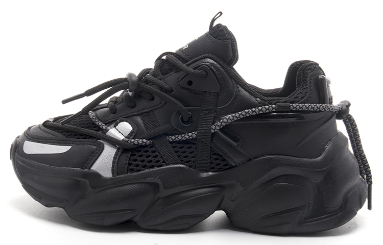 Warrior 'Black Low-Top Dad Shoes'