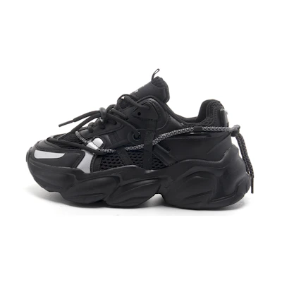 Warrior 'Black Low-Top Dad Shoes'