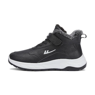 Warrior 'Black Waterproof Fleece-Lined Cushioned Low-Top'