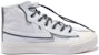 Warrior 'Kanvas High-Top Bersinar-dalam-Gelap Putih Kelabu' WXY-A767G01