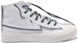 Order Warrior 'Kanvas High-Top Bersinar-dalam-Gelap Putih Kelabu' WXY-A767G01